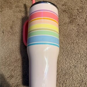 Used Colorful Striped Tumbler